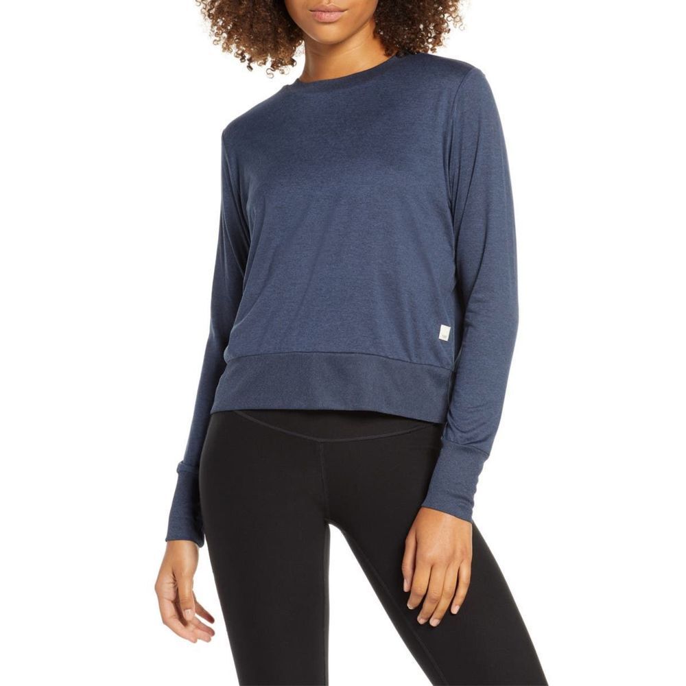 Women's Vuori Navy Sweatshirt